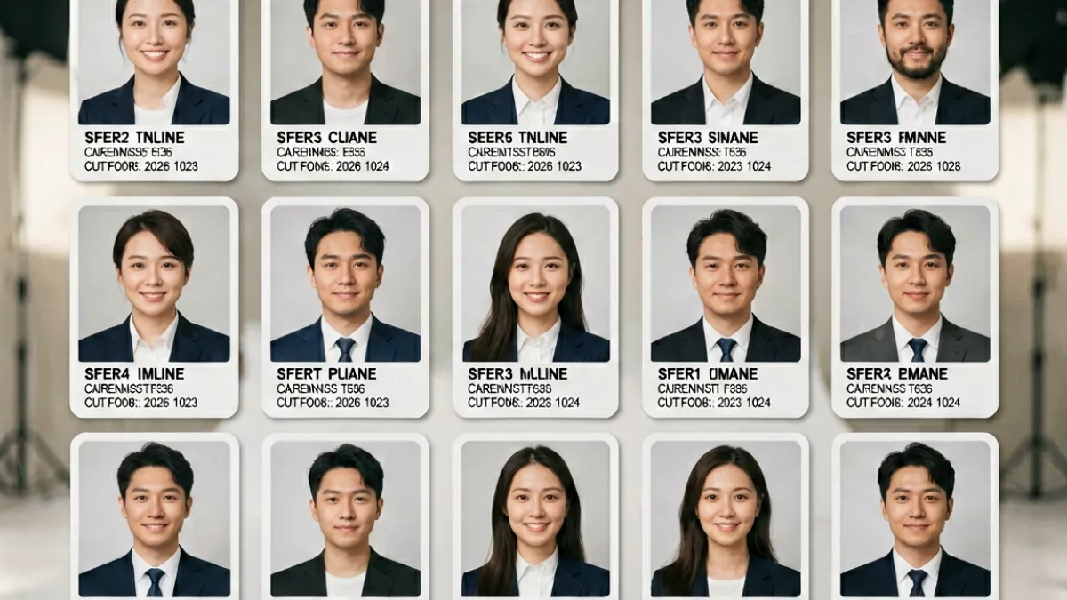 日本av新人演员登场资讯卡片，展示近期出道的几位新人基本信息与所属厂牌，背景为日式棚拍灯光效果